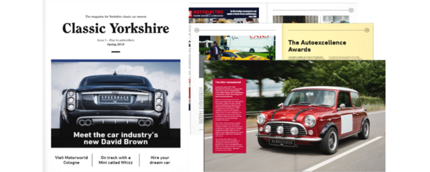 Autoelectro featured in the new Classic Yorkshire Magazine