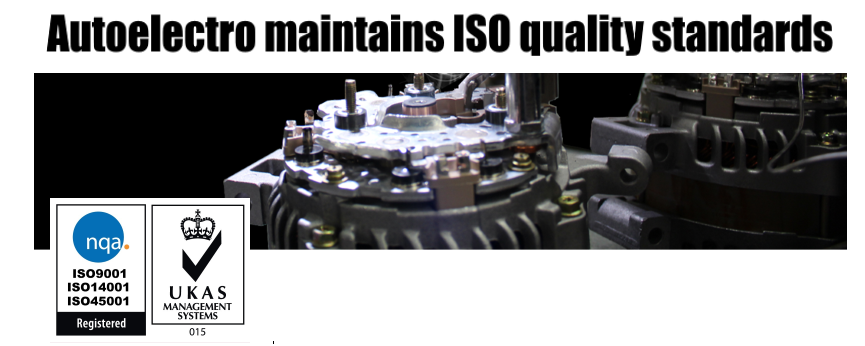 Autoelectro maintains ISO quality standards