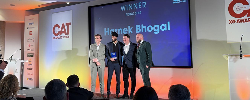 Autoelectro’s Harnek Bhogal takes home Rising Star award at the 2026 CAT Awards